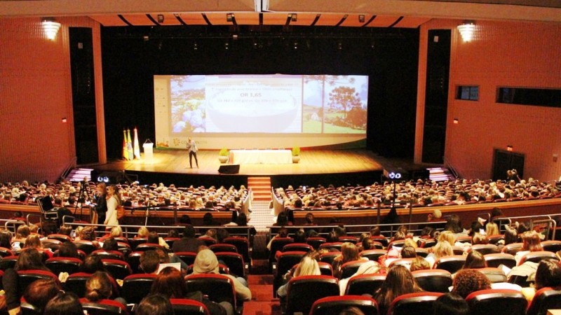 Mil pessoas acompanharam palestra do Provarroz em outubro de 2016 no Congresso Brasileiro de Nutrição, realizado na Fiergs