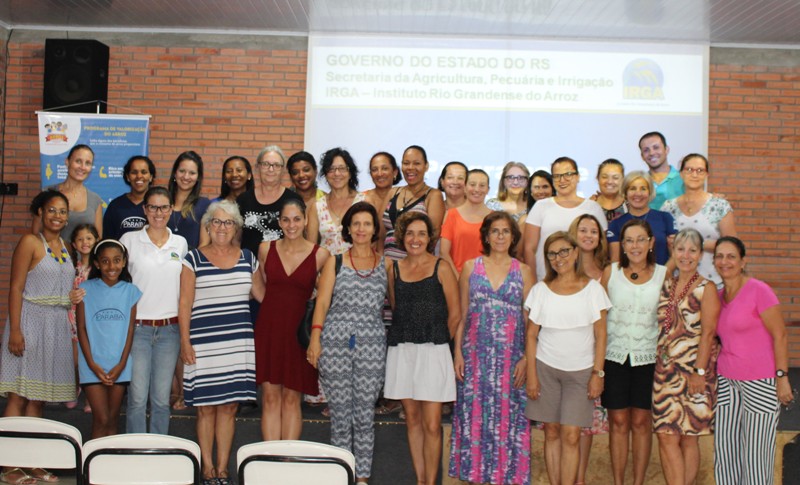 Quase 30 professores participaram da palestra do Provarroz