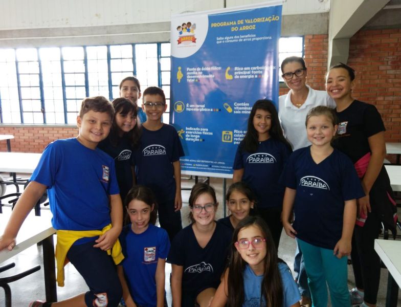Provarroz realiza ação na Escola Estadual Paraíba 