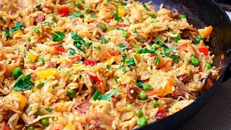Risoto de Frango com Legumes