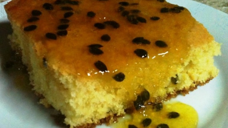 Bolo de Maracujá